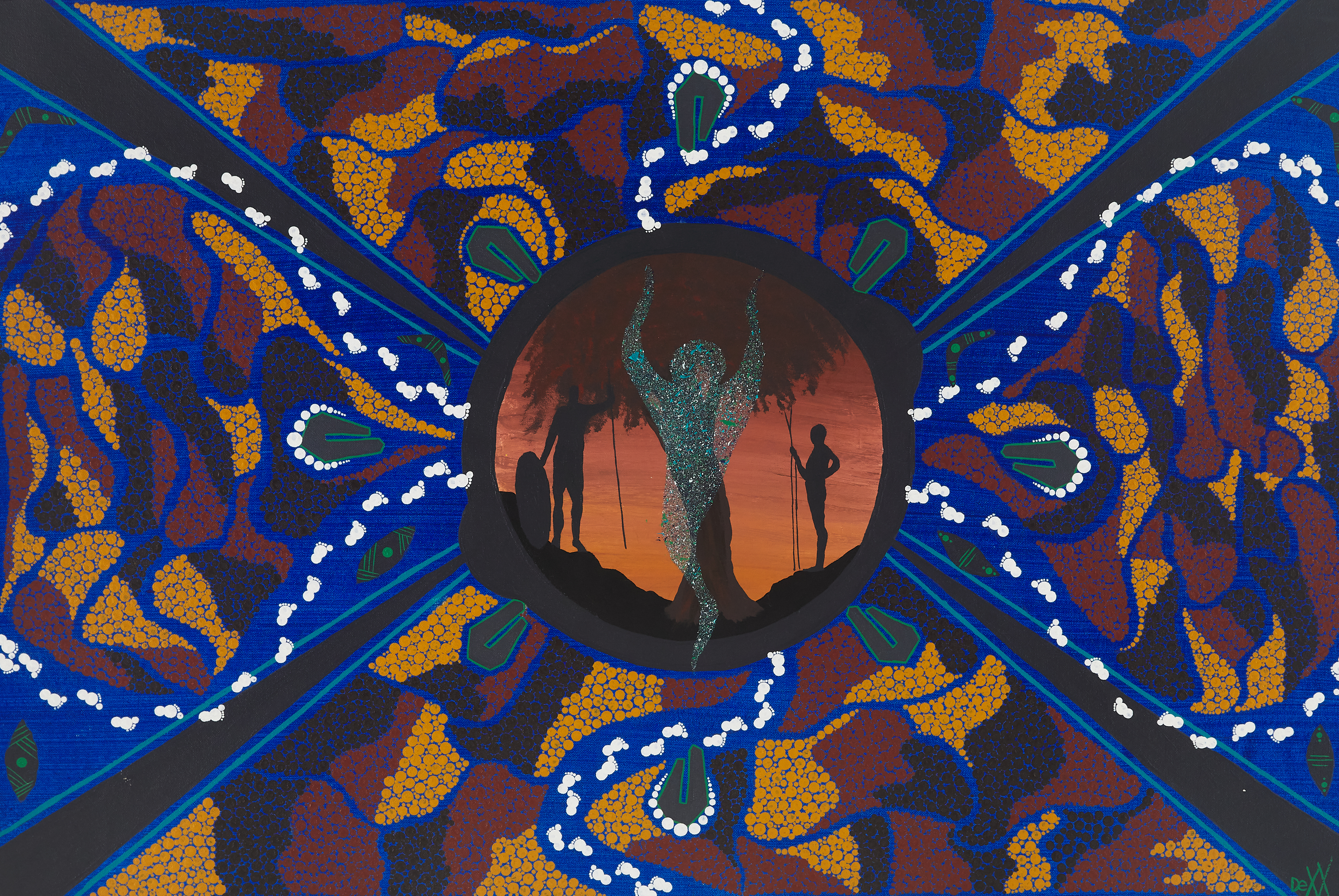 Aboriginal Artwork on Acknowledgement of Country