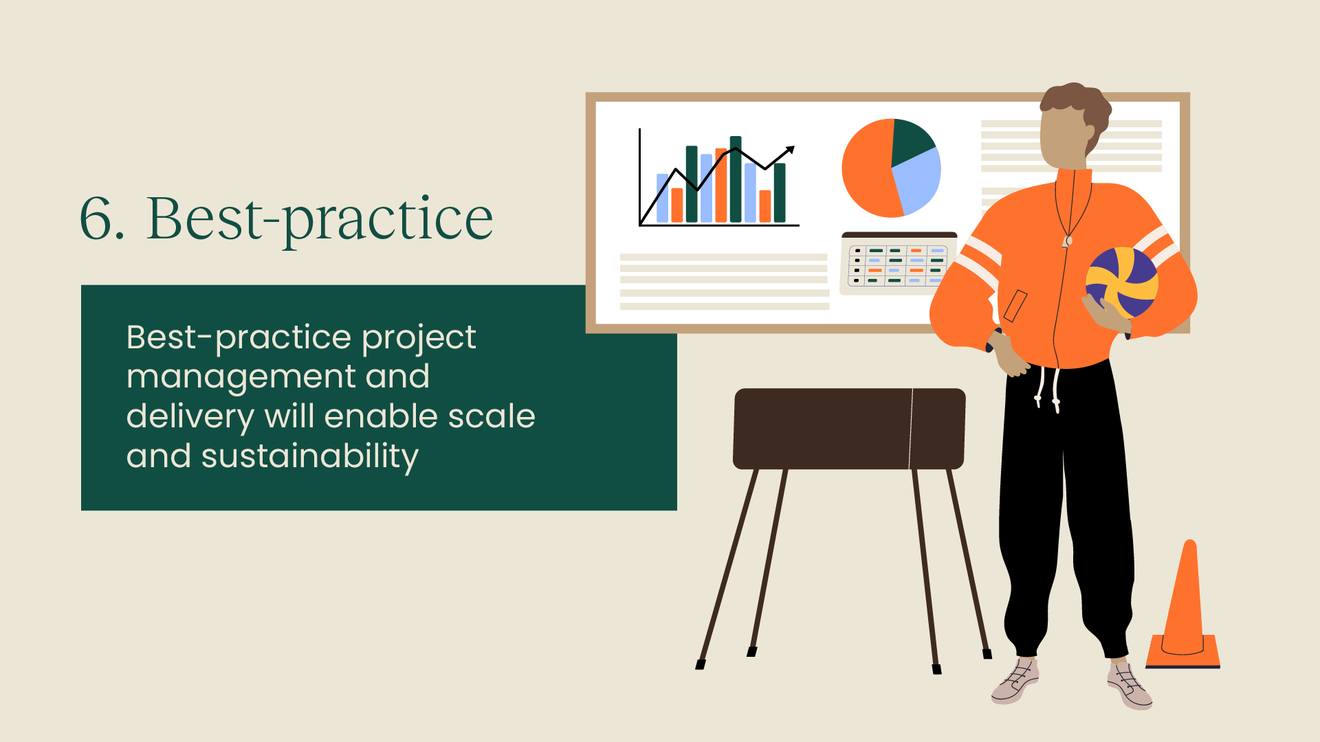 6 - Best-practice - Best-practice project management and delivery will enable scale and sustainability