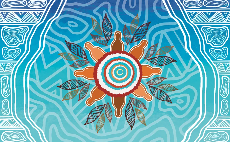First nation artwork by Tammy-Lee Atkinson